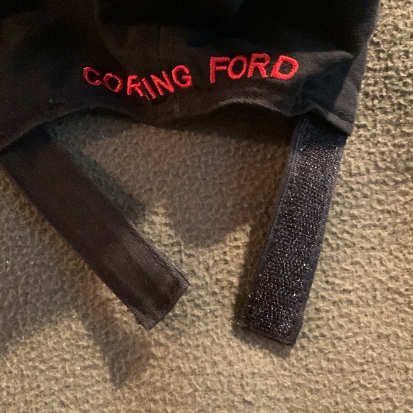Benny Brown’s Corning Ford black hat.  Adjustable Velcro strap in back. One size - Picture 5 of 7